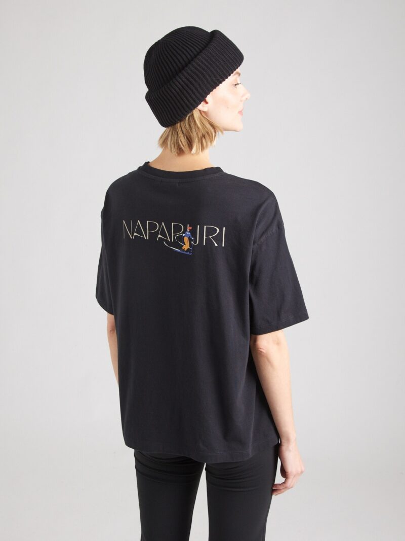 NAPAPIJRI Tricou 'S-BISE'  albastru / gri deschis / negru / alb preţ