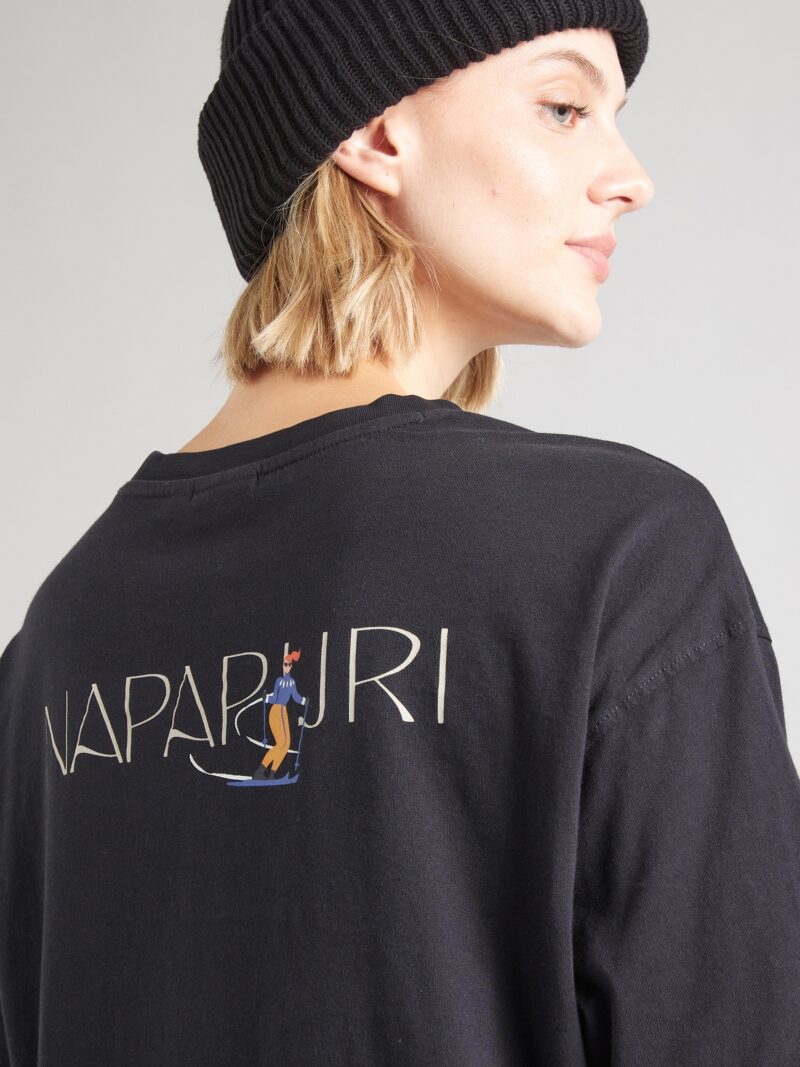 Preţ NAPAPIJRI Tricou 'S-BISE'  albastru / gri deschis / negru / alb