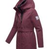 NAVAHOO Parka de iarnă  roșu bordeaux