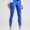 NEBBIA Pantaloni sport  albastru / negru / alb