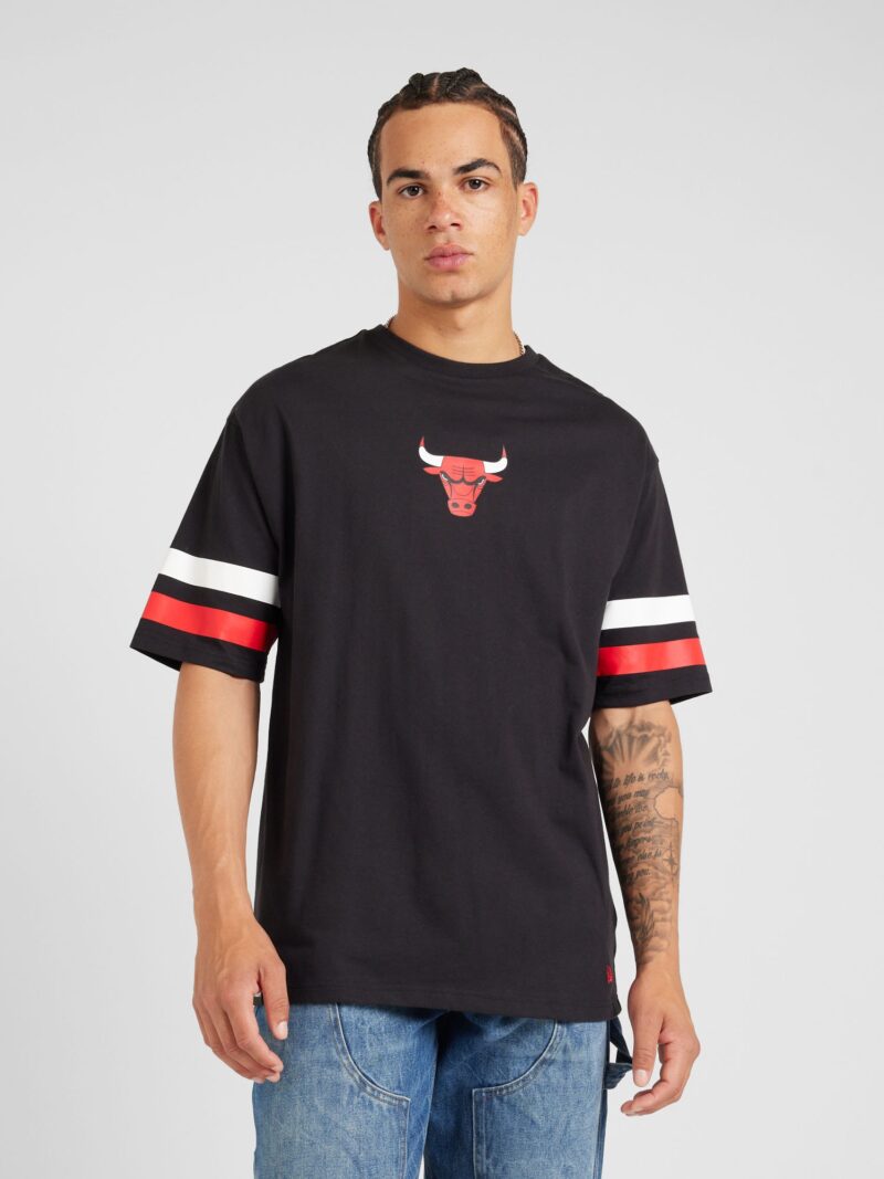 NEW ERA Tricou 'NBA'  roșu / negru / alb