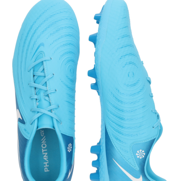 NIKE Ghete de fotbal 'PHANTOM GX II ACADEMY'  albastru / azur / alb