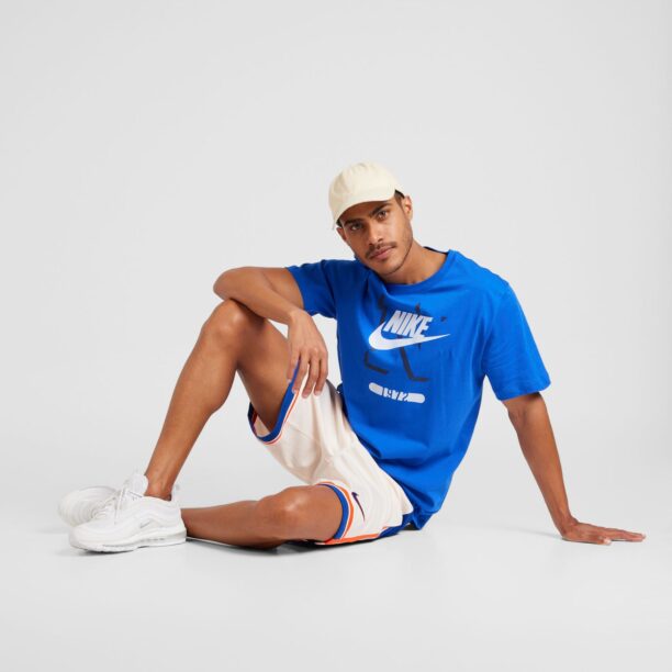 NIKE Pantaloni sport 'CFC'  albastru / portocaliu / roșu / alb lână preţ