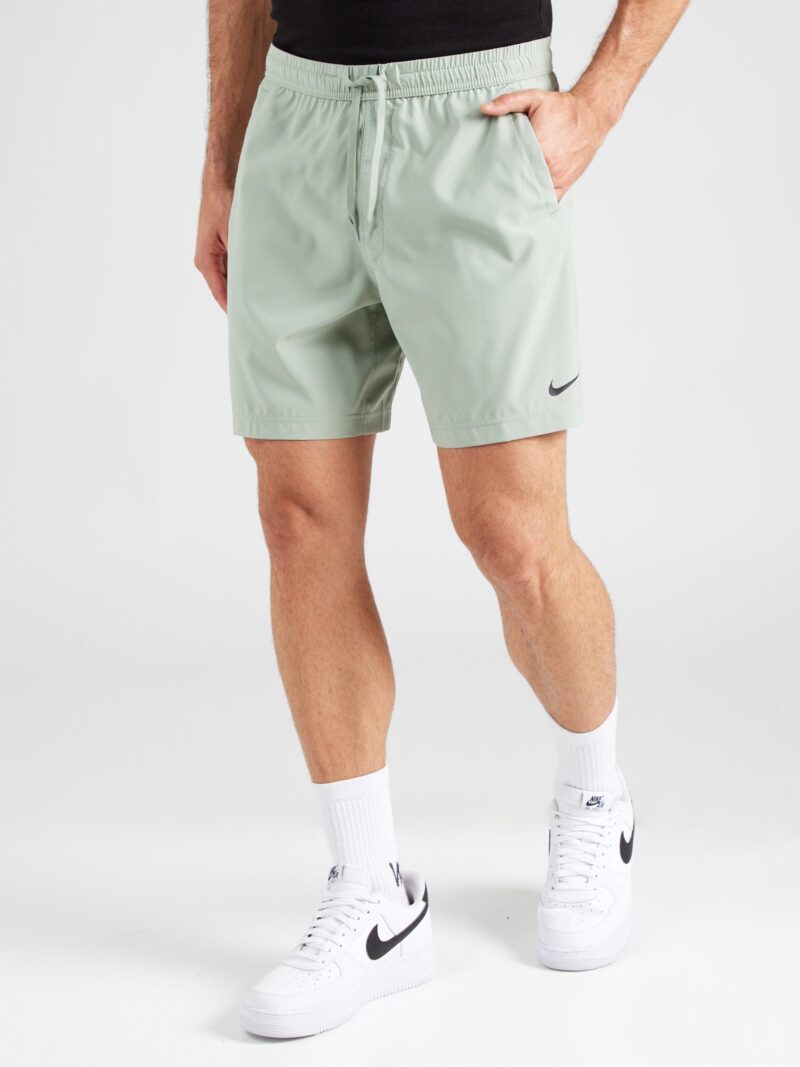 NIKE Pantaloni sport 'FORM'  verde mentă / negru