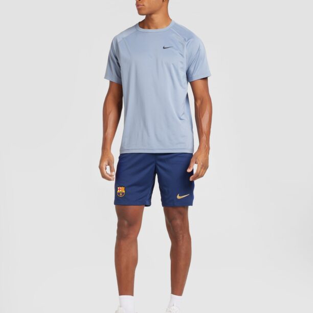 NIKE Pantaloni sport  bleumarin / galben / roșu