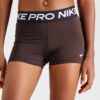 NIKE Pantaloni sport  ciocolatiu / alb