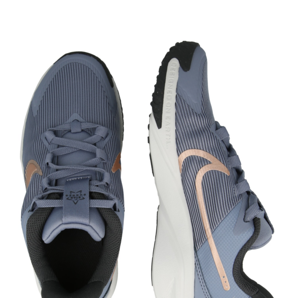 NIKE Pantofi sport 'Star Runner 4'  albastru porumbel / bronz