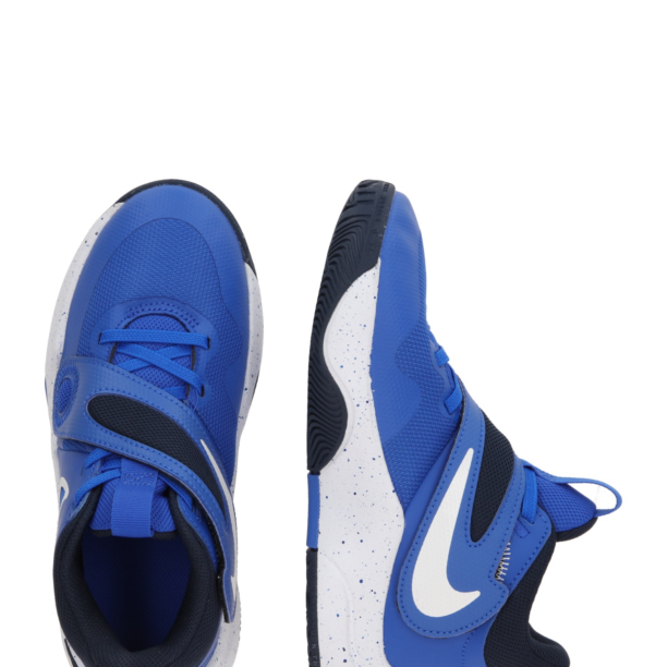 NIKE Pantofi sport 'TEAM HUSTLE'  albastru regal / negru / alb