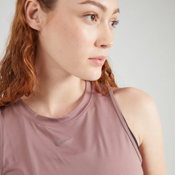 Preţ NIKE Sport top 'ONE CLASSIC'  gri / mauve