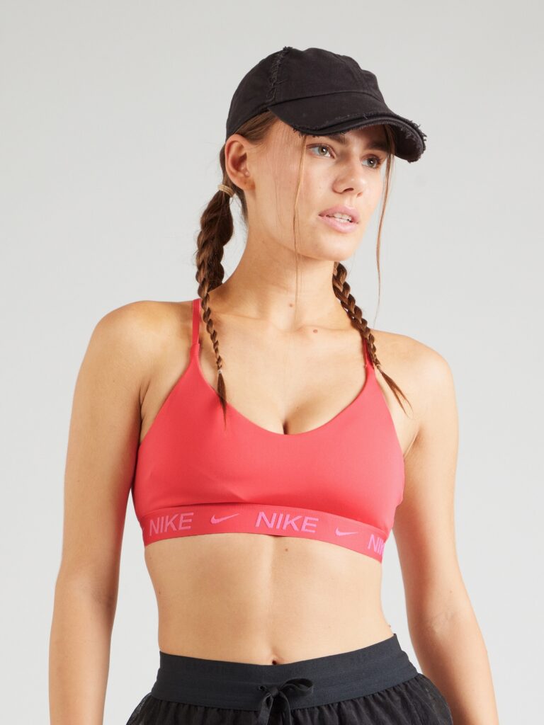 NIKE Sutien sport 'INDY'  roz zmeură / roz deschis