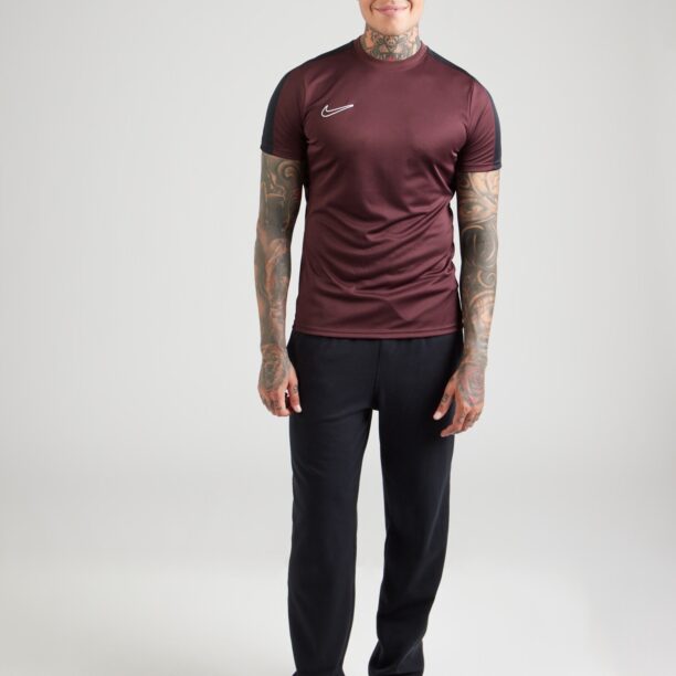 Cumpăra NIKE Tricou funcțional 'Academy23'  roșu burgundy / negru / alb