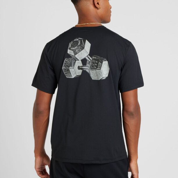 NIKE Tricou funcțional 'HYVERSE'  gri / negru