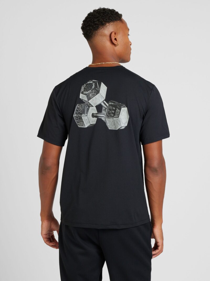 NIKE Tricou funcțional 'HYVERSE'  gri / negru