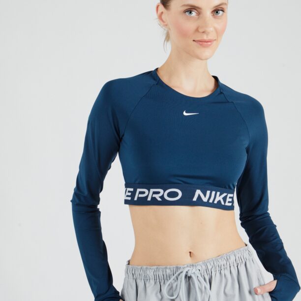 NIKE Tricou funcțional 'PRO'  albastru marin / alb