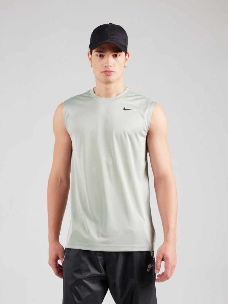 NIKE Tricou funcțional 'RESET'  verde pastel / negru