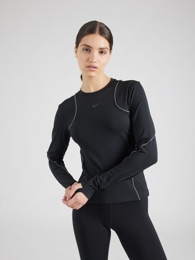 NIKE Tricou funcțional 'Running Division'  negru / alb