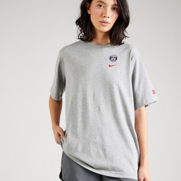 NIKE Tricou funcțional 'SUPPORTER'  bleumarin / gri amestecat / roșu