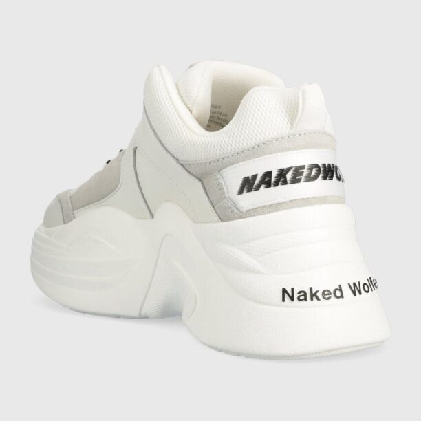 Naked Wolfe sneakers Track culoarea alb preţ