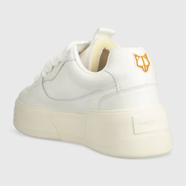 Naked Wolfe sneakers din piele Kosa culoarea alb preţ