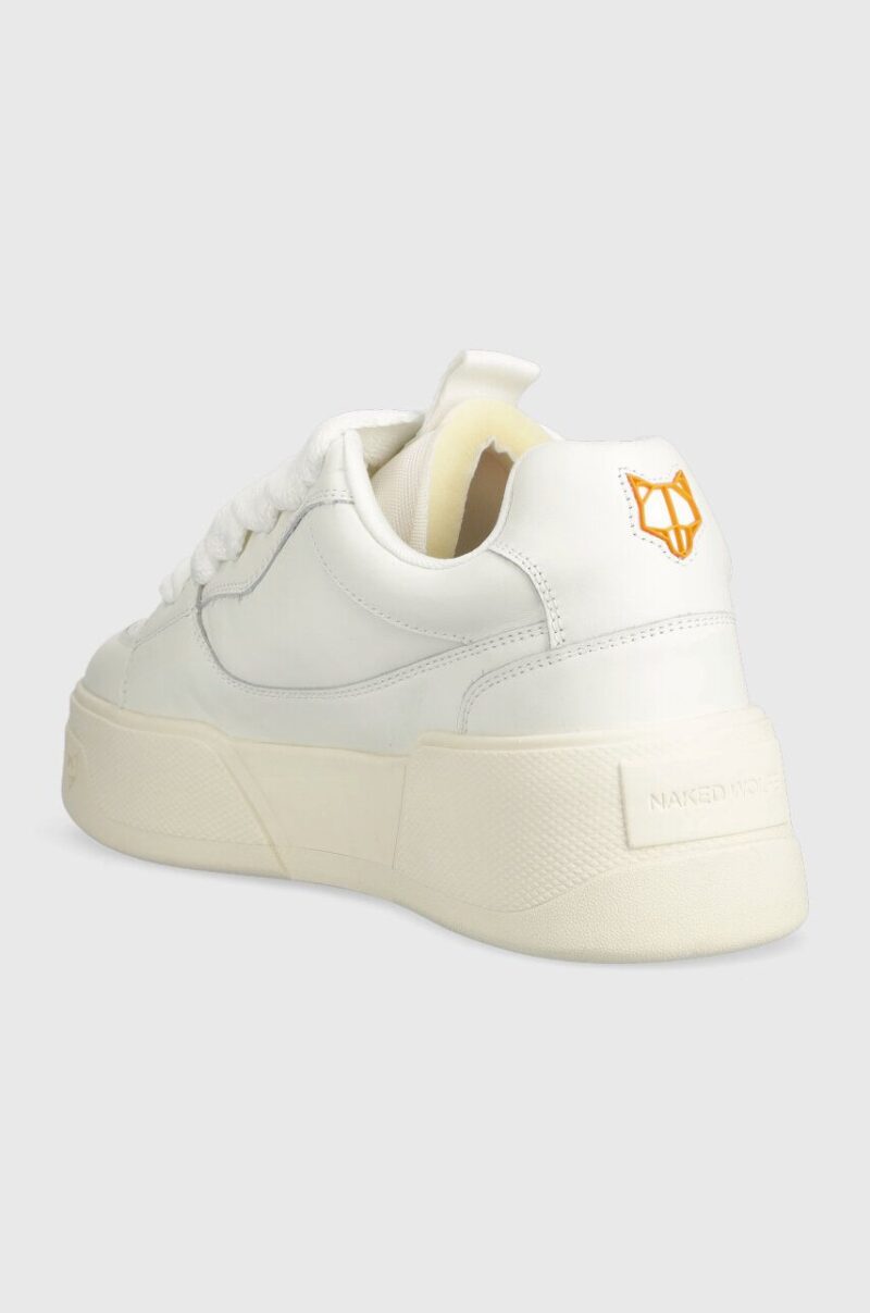 Naked Wolfe sneakers din piele Kosa culoarea alb preţ