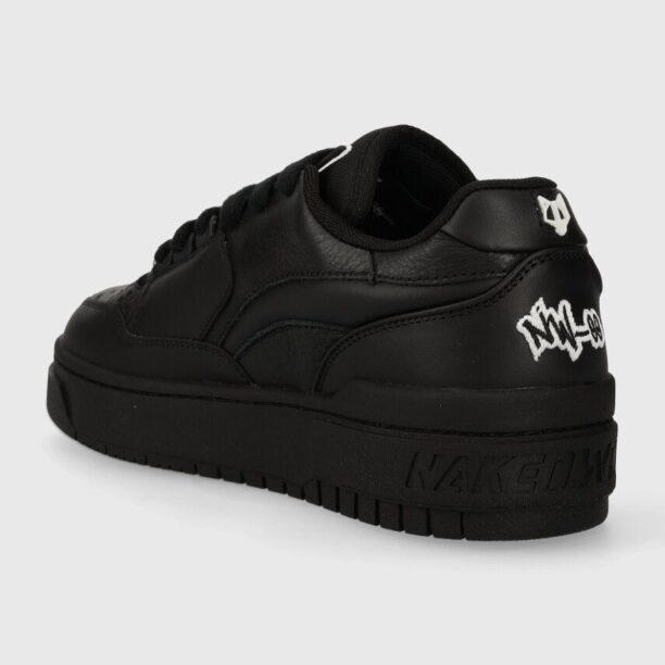 Naked Wolfe sneakers din piele NW-00 culoarea negru preţ