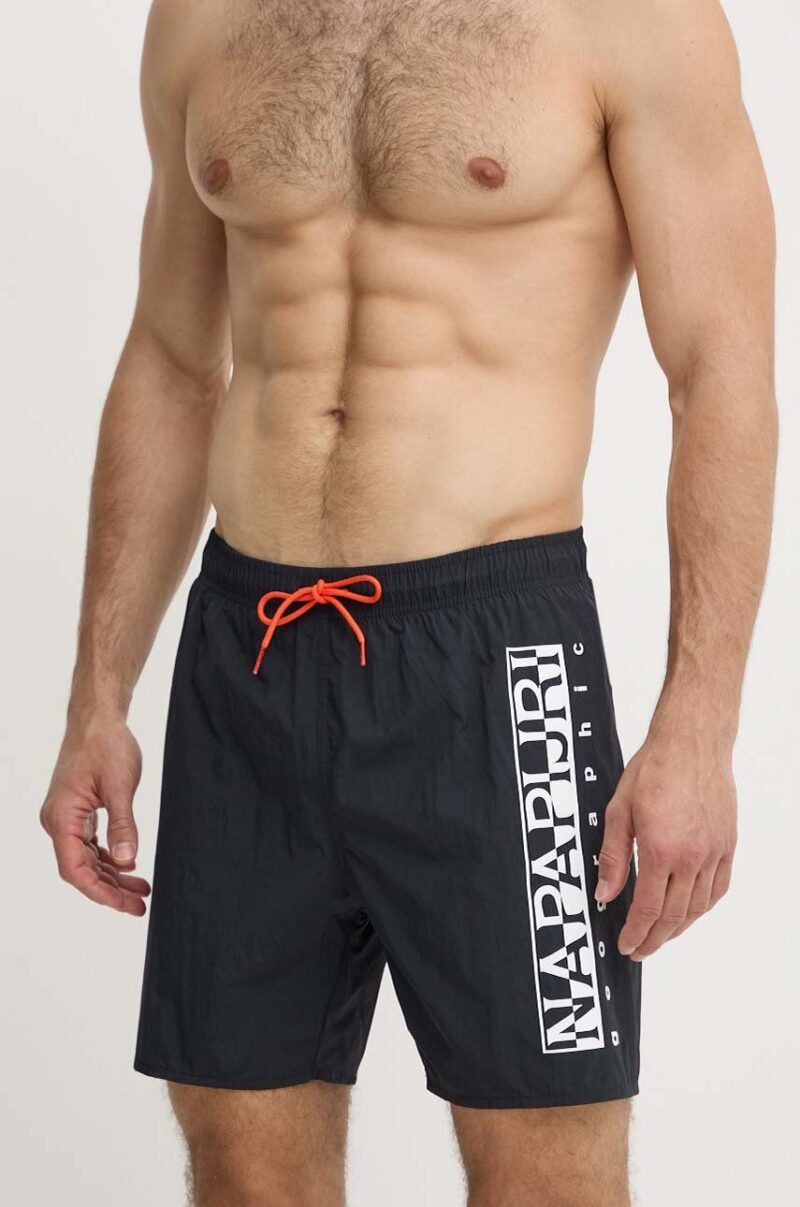 Napapijri pantaloni scurti de baie V-Box 1 culoarea negru