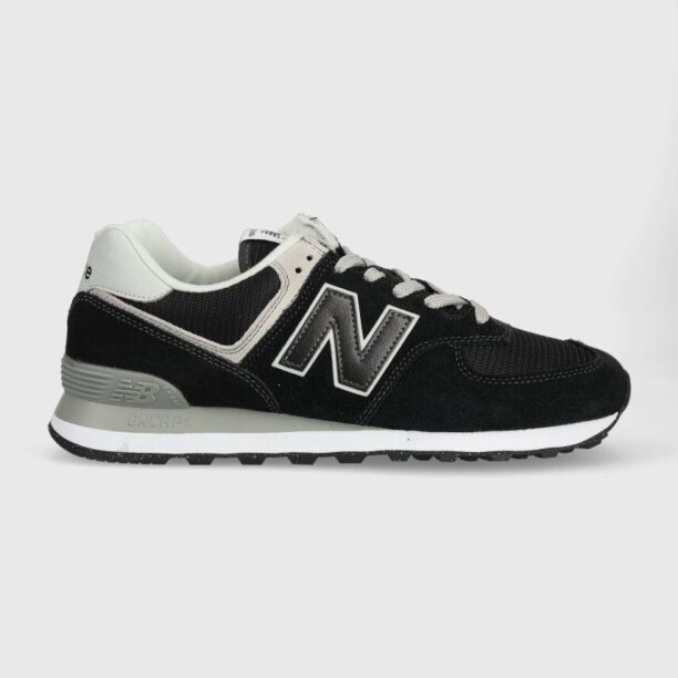 New Balance 574 Black White ML574EVB ML574EVB-EVB