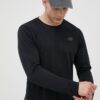 New Balance longsleeve pentru alergare Q Speed culoarea negru