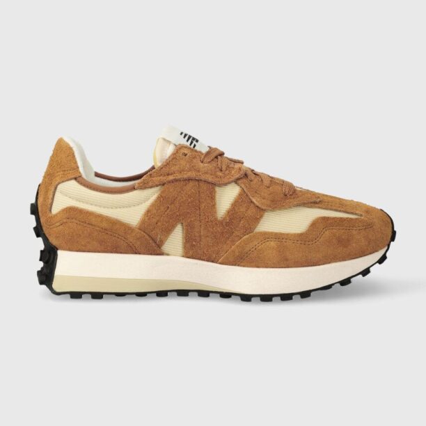 New Balance sneakers 327 culoarea maro