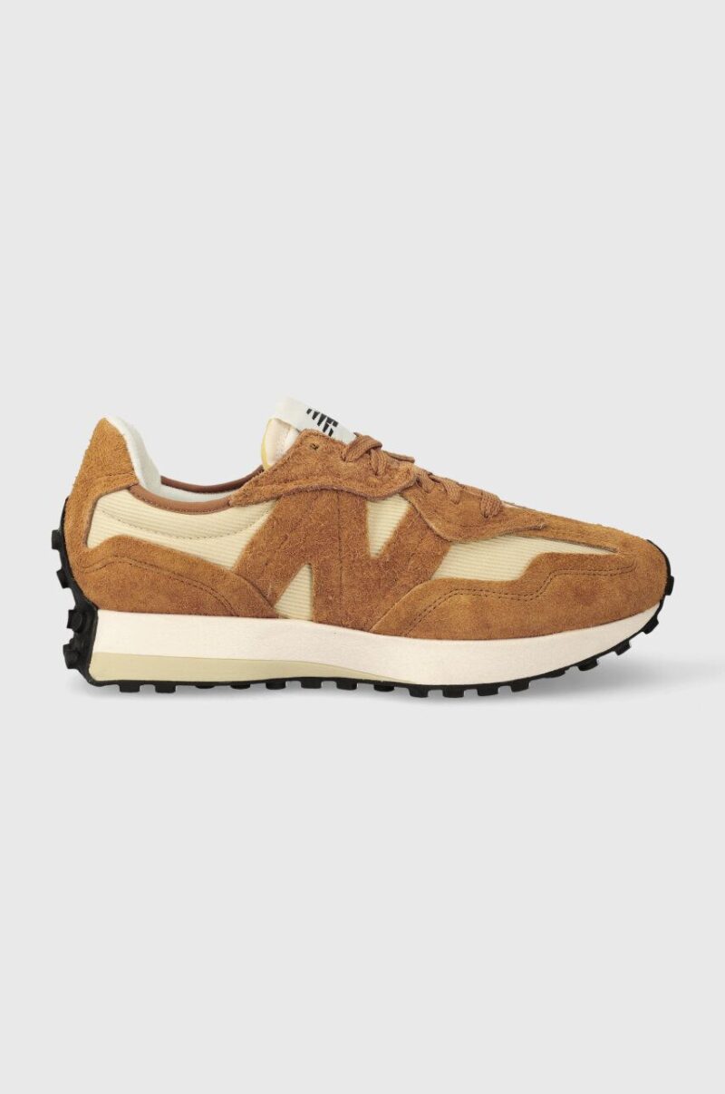 New Balance sneakers 327 culoarea maro