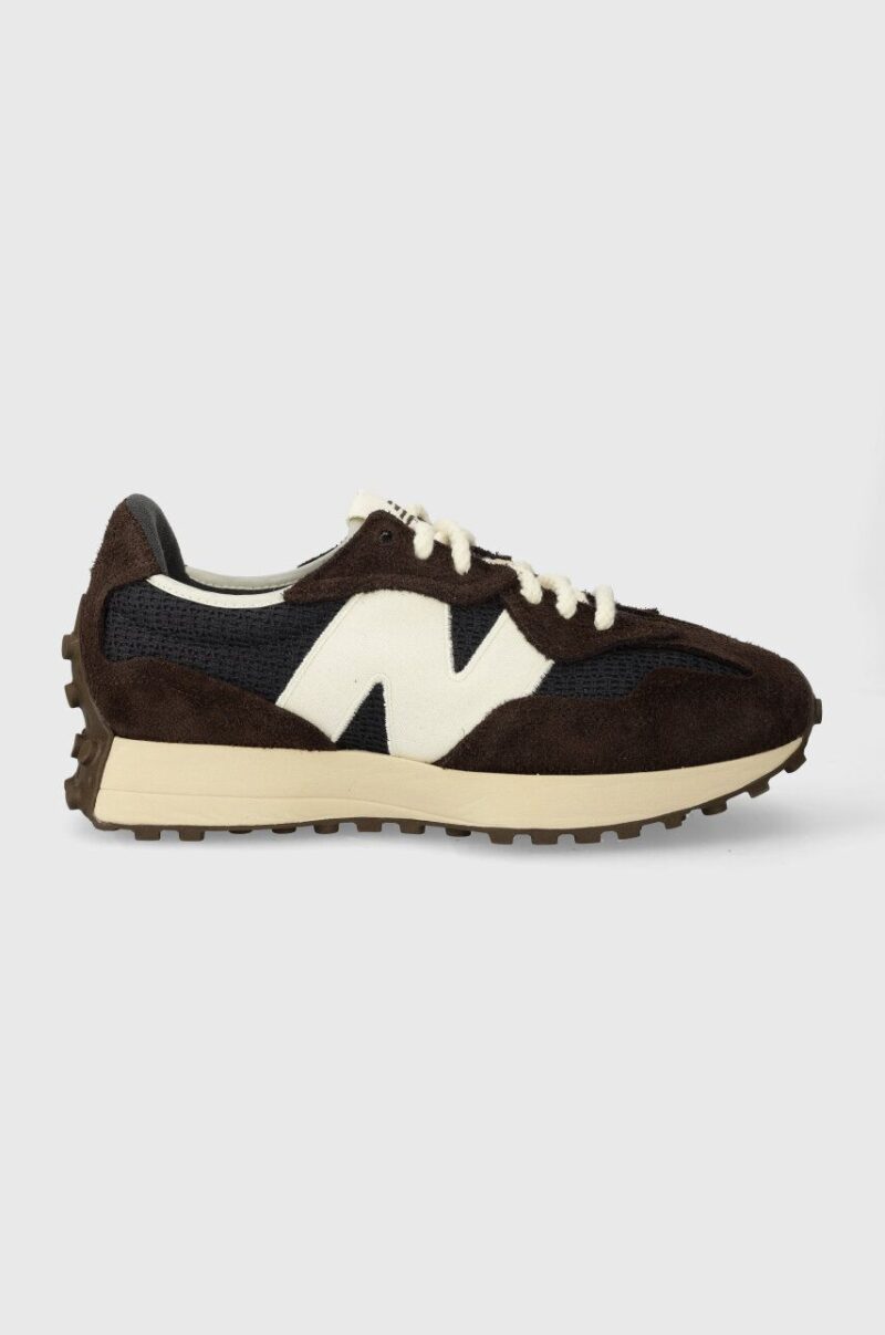 New Balance sneakers 327 culoarea maro