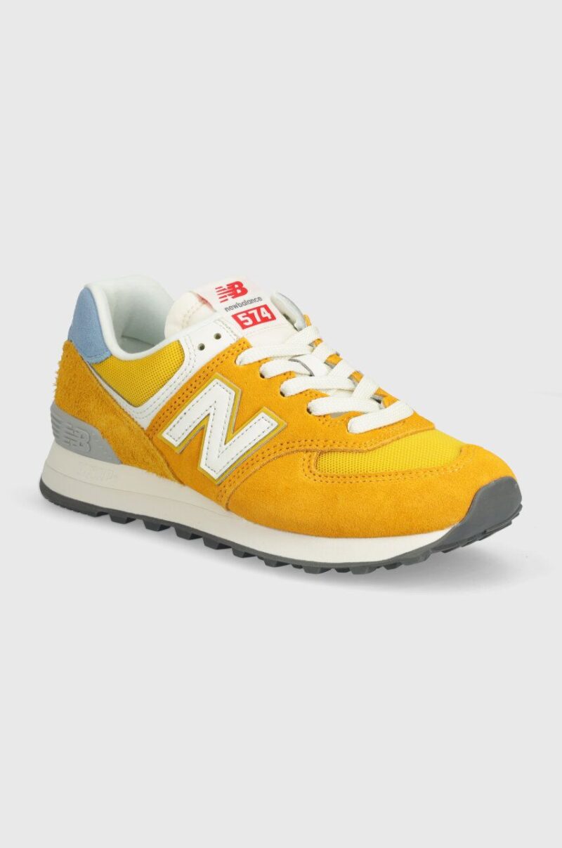 New Balance sneakers 574 culoarea galben