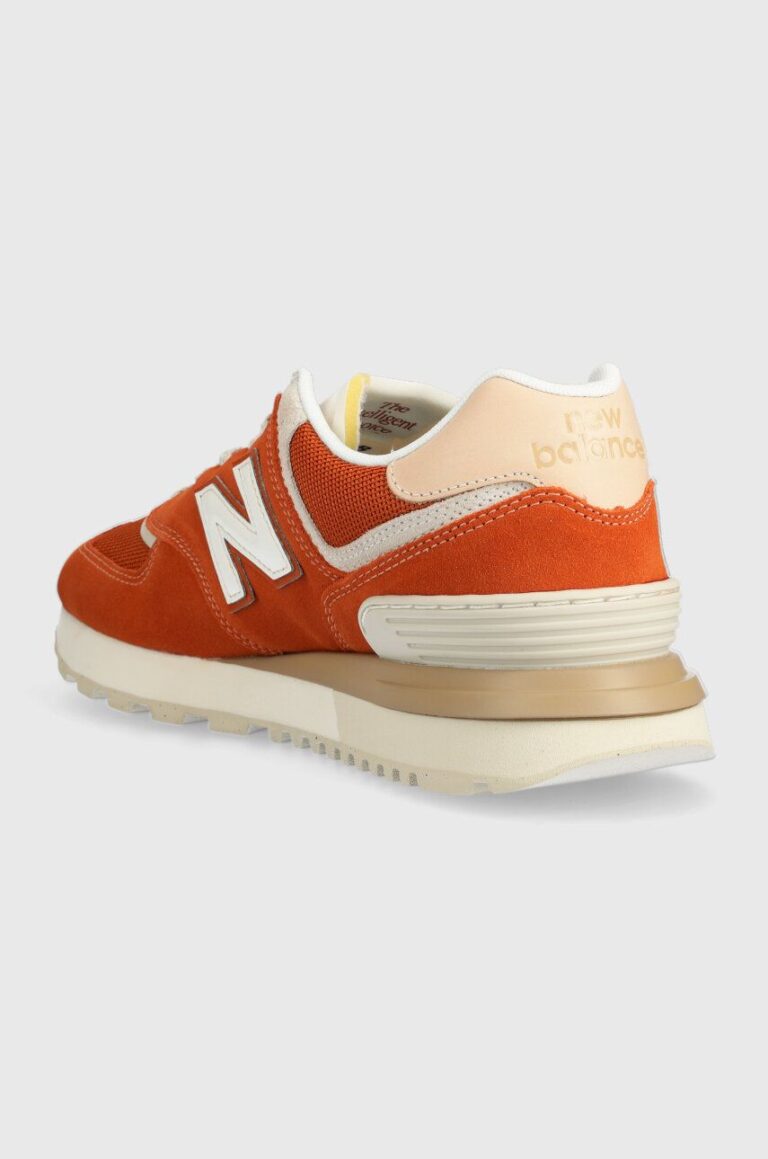 New Balance sneakers 574 culoarea portocaliu preţ