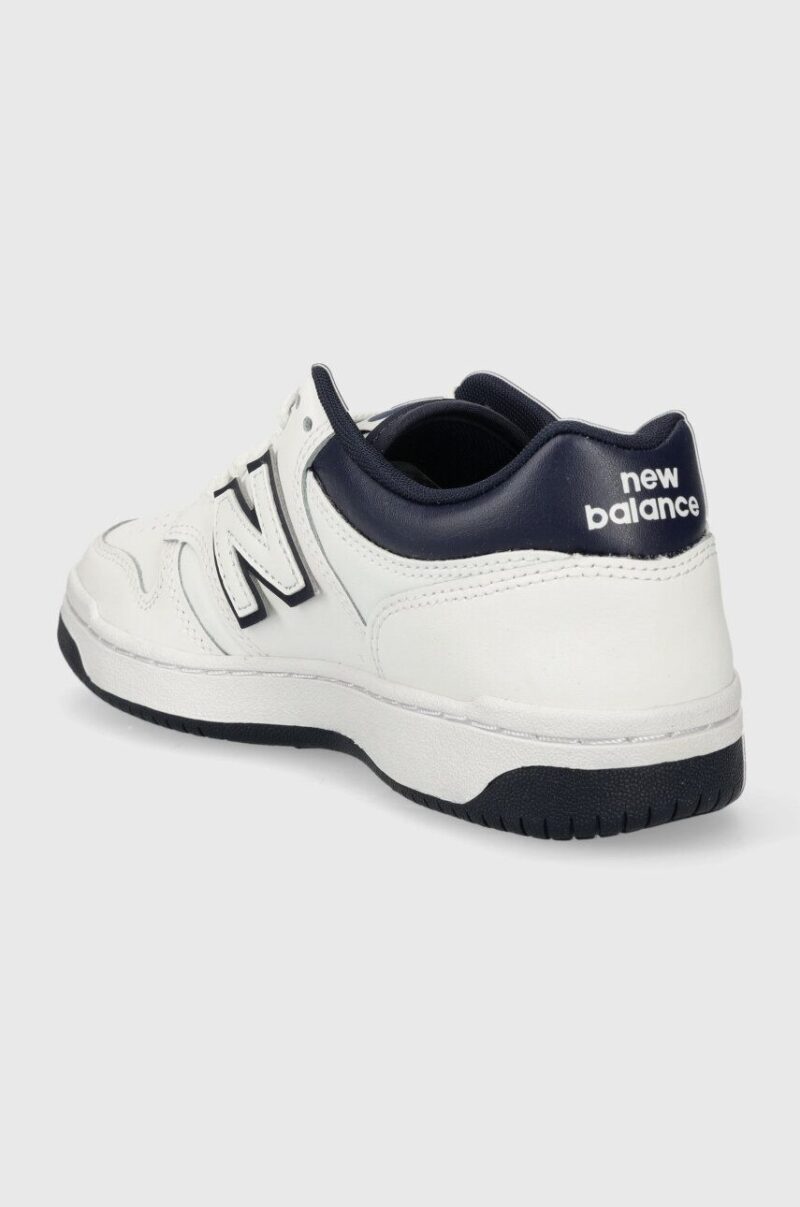 New Balance sneakers BB480LWN culoarea alb preţ