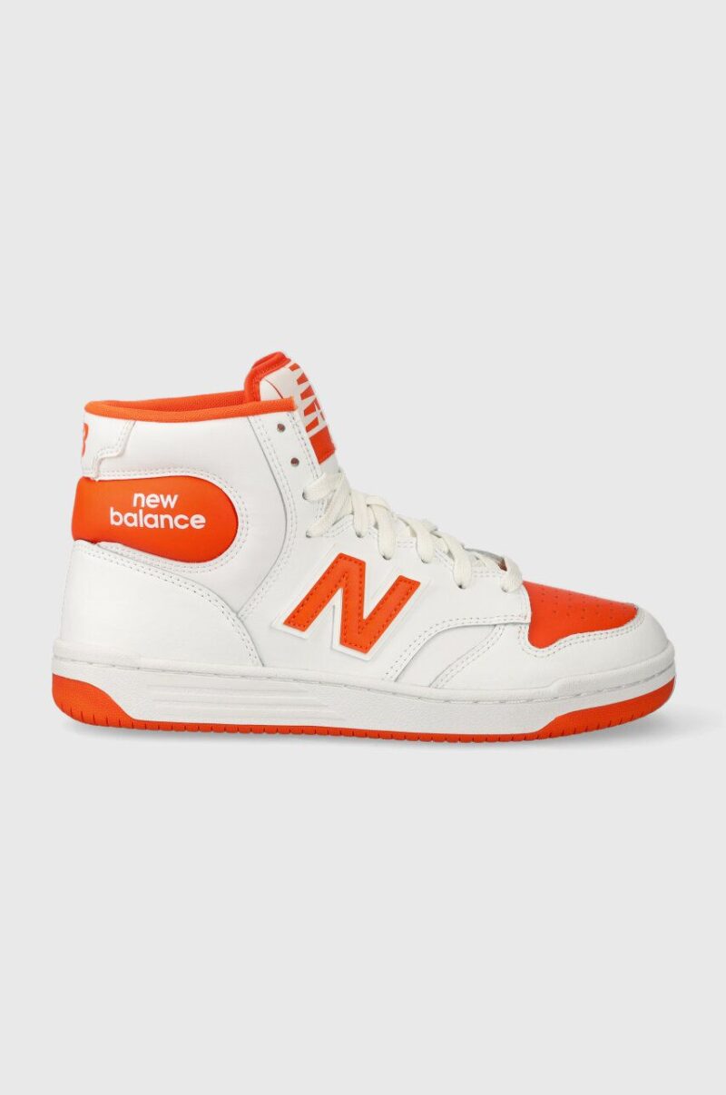 New Balance sneakers BB480SCA culoarea alb