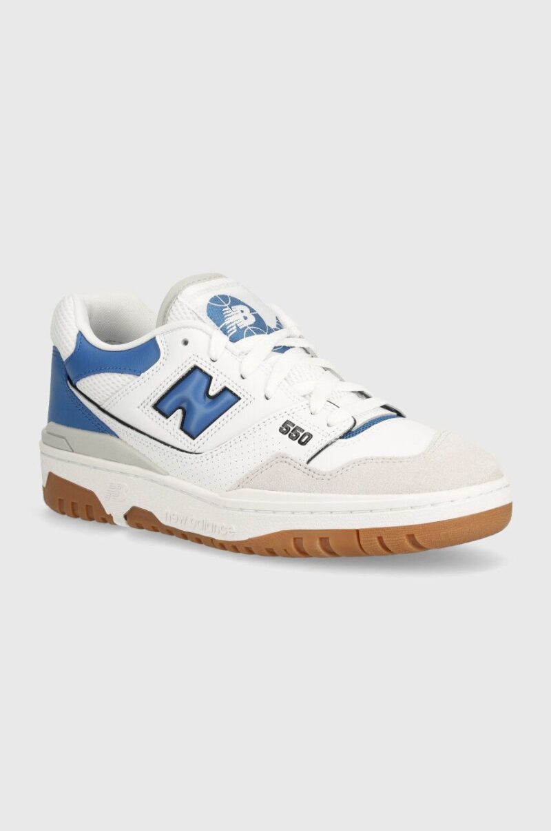 New Balance sneakers BB550ESA culoarea alb