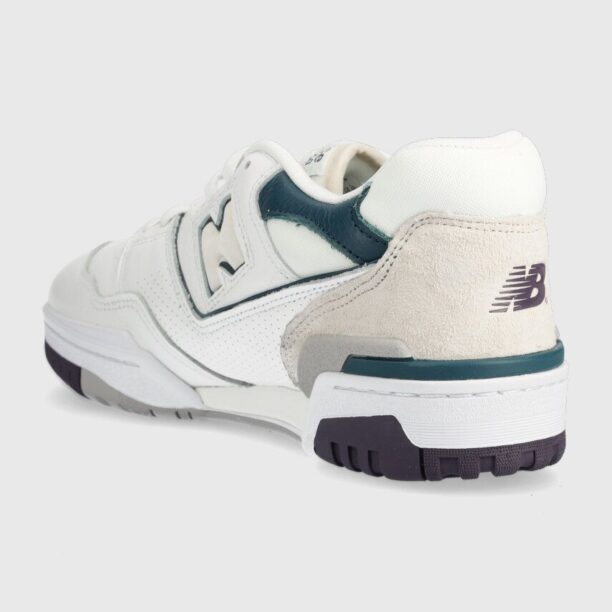 New Balance sneakers BB550WCB culoarea alb preţ