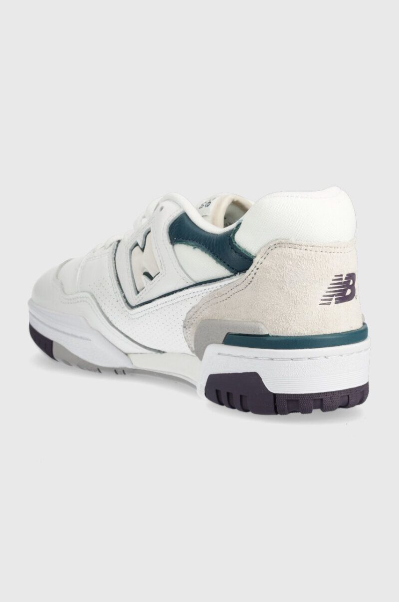 New Balance sneakers BB550WCB culoarea alb preţ