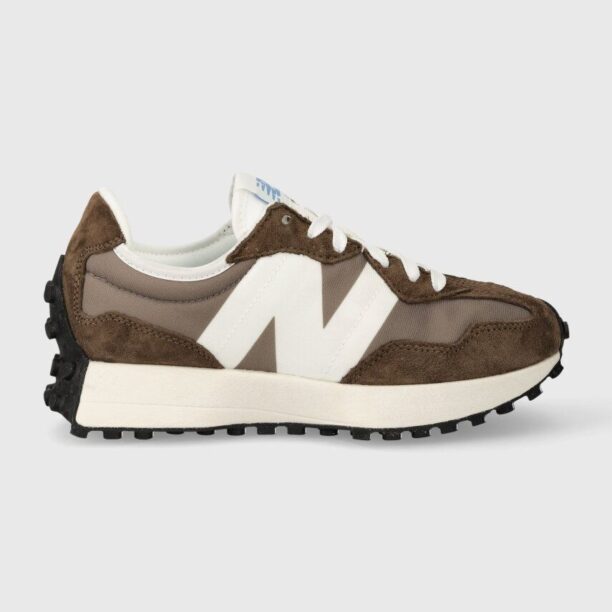 New Balance sneakers U327LG culoarea maro