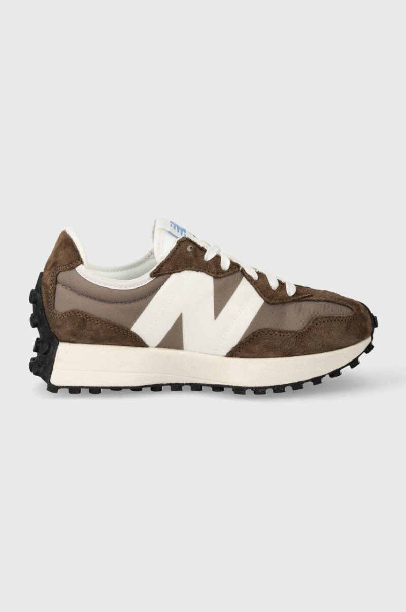 New Balance sneakers U327LG culoarea maro