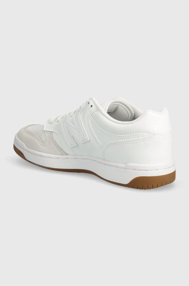 New Balance sneakers pentru copii 480 culoarea alb preţ