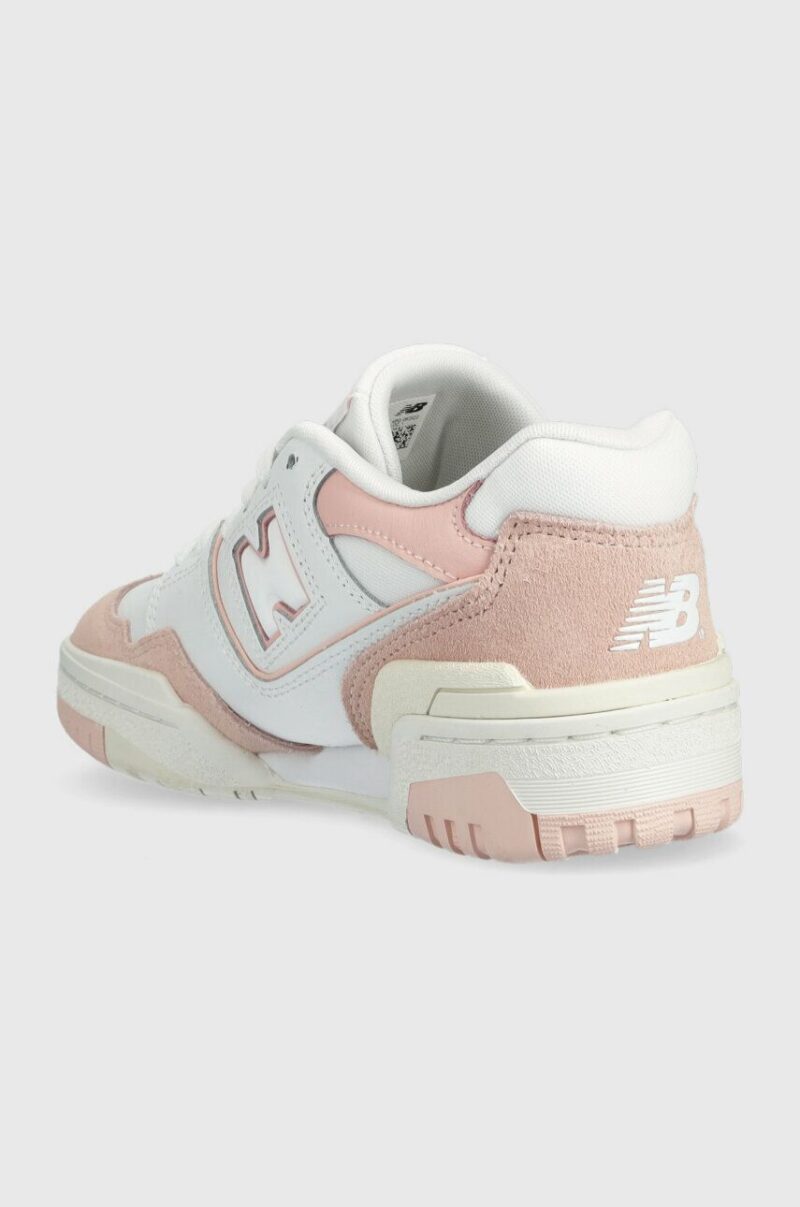 New Balance sneakers pentru copii culoarea roz preţ