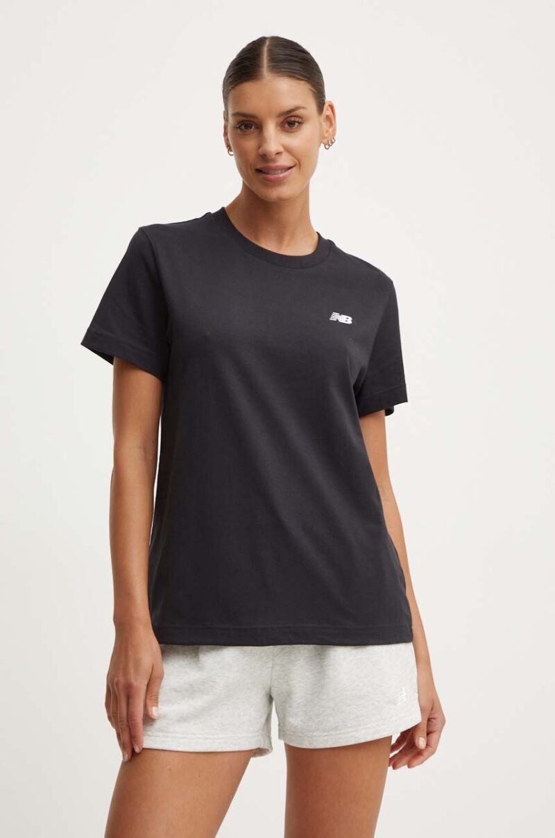 New Balance tricou din bumbac Essentials Cotton femei