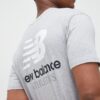 New Balance tricou din bumbac culoarea gri