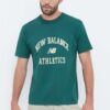 New Balance tricou din bumbac culoarea verde