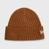 New Era căciulă Cuff Beanie culoarea maro