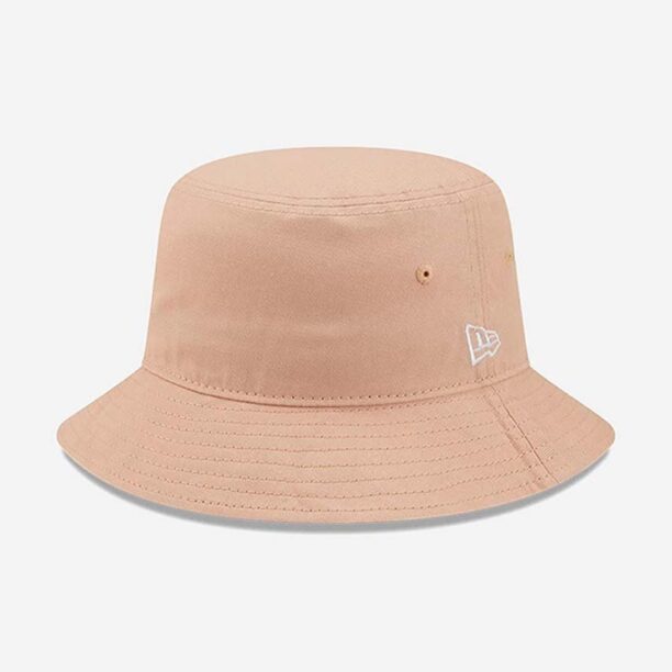 New Era pălărie din bumbac Pastel culoarea roz