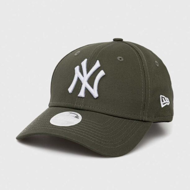 New Era sapca culoarea verde