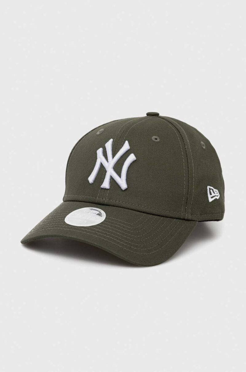 New Era sapca culoarea verde