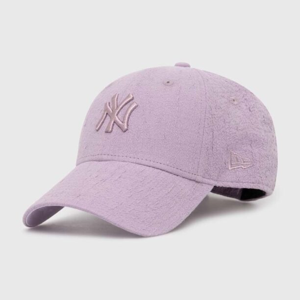 New Era sapca culoarea violet